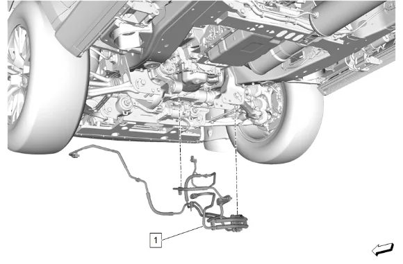 Transmission Fluid Cooler Inlet and Outlet Pipe Replacement (LM2) — figure 13