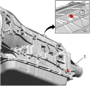 Transmission Fluid Fill Procedure — figure 1
