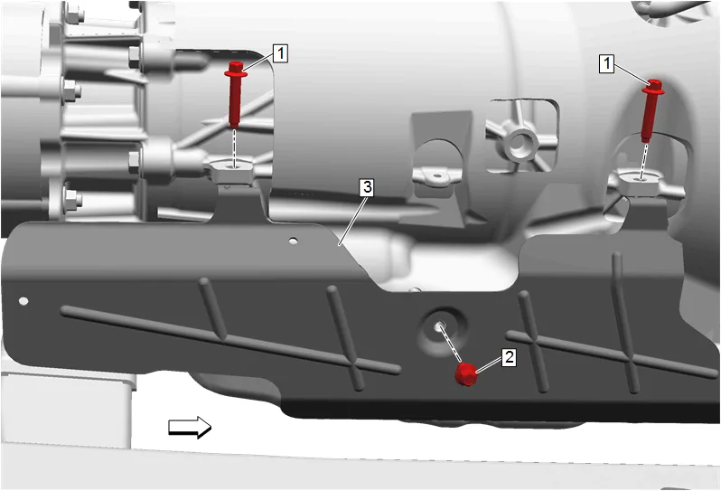 Transmission Replacement (L84, L87, 2WD without F47) — figure 40