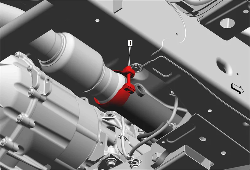 Transmission Vent Hose Replacement (LM2, 2WD without F47) — figure 5