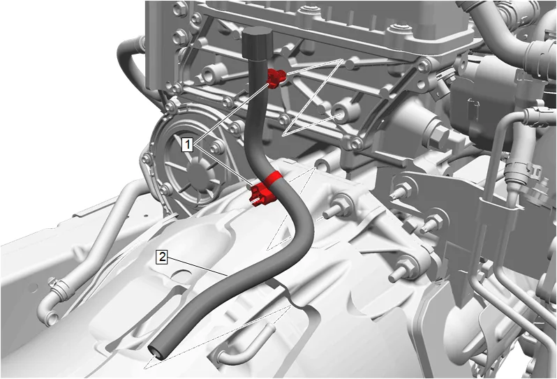 Transmission Vent Hose Replacement (LM2, 4WD and F47) — figure 16