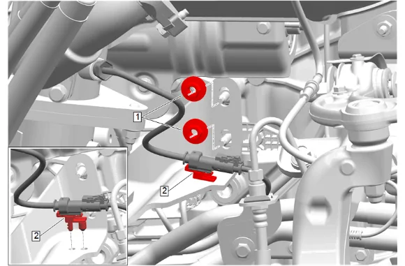 Transmission Vent Hose Replacement (LM2, 4WD without F47) — figure 1