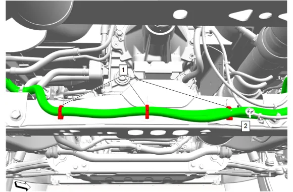 Transmission Vent Hose Replacement (LM2, 4WD without F47) — figure 11